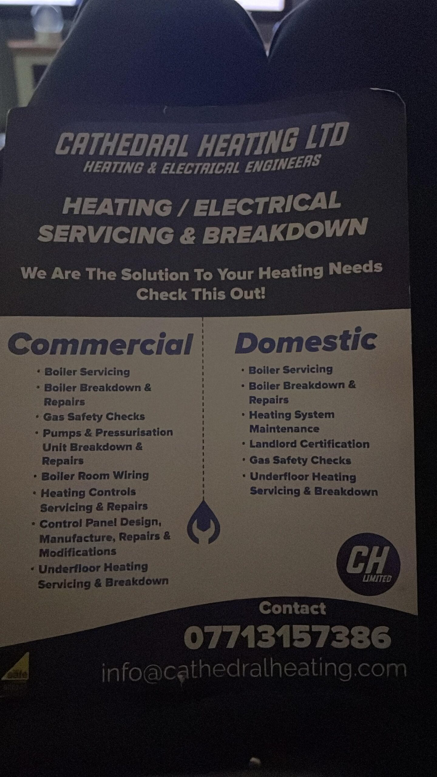Cathedral Heating Ltd Gloucester Services